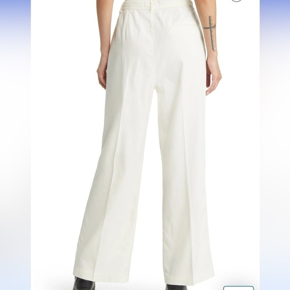 Frame // Pleated High Waist Nonstretch Denim Chinos - Picture 2 of 10